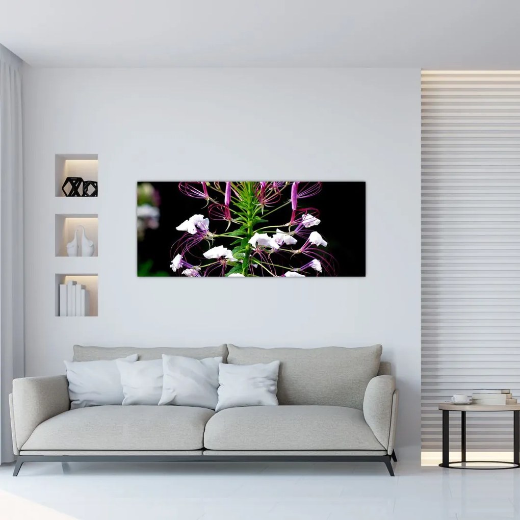 Tablou cu floare (120x50 cm)