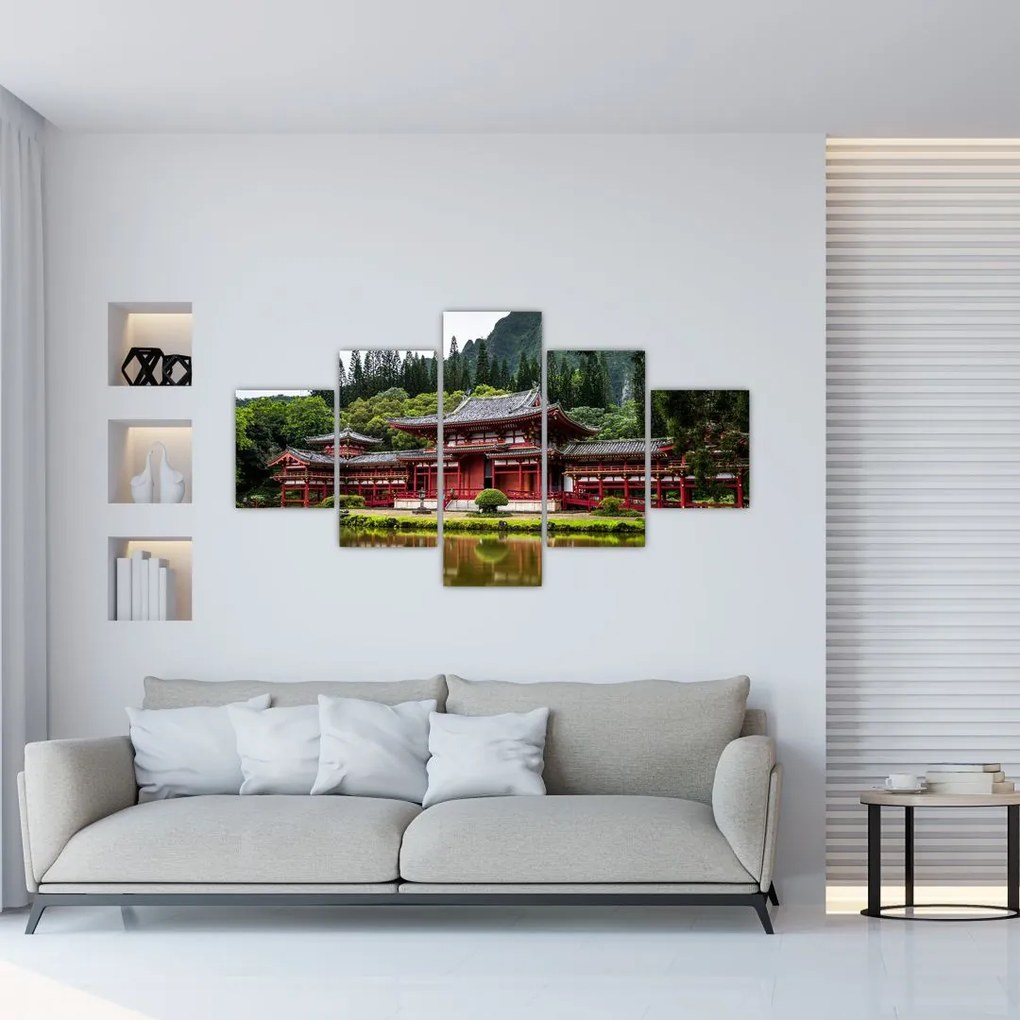 Tablou - arhitectura Chinezească (125x70 cm), în 40 de alte dimensiuni noi