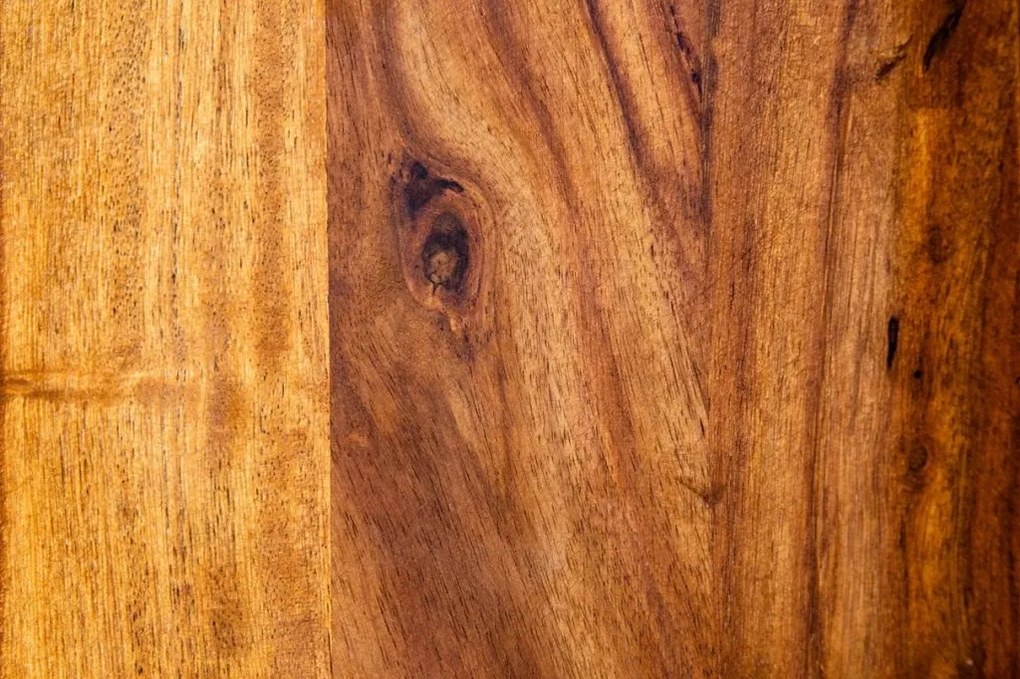 Set 3 rafturi de perete din lemn masiv Sheesham, HEMINGWAY