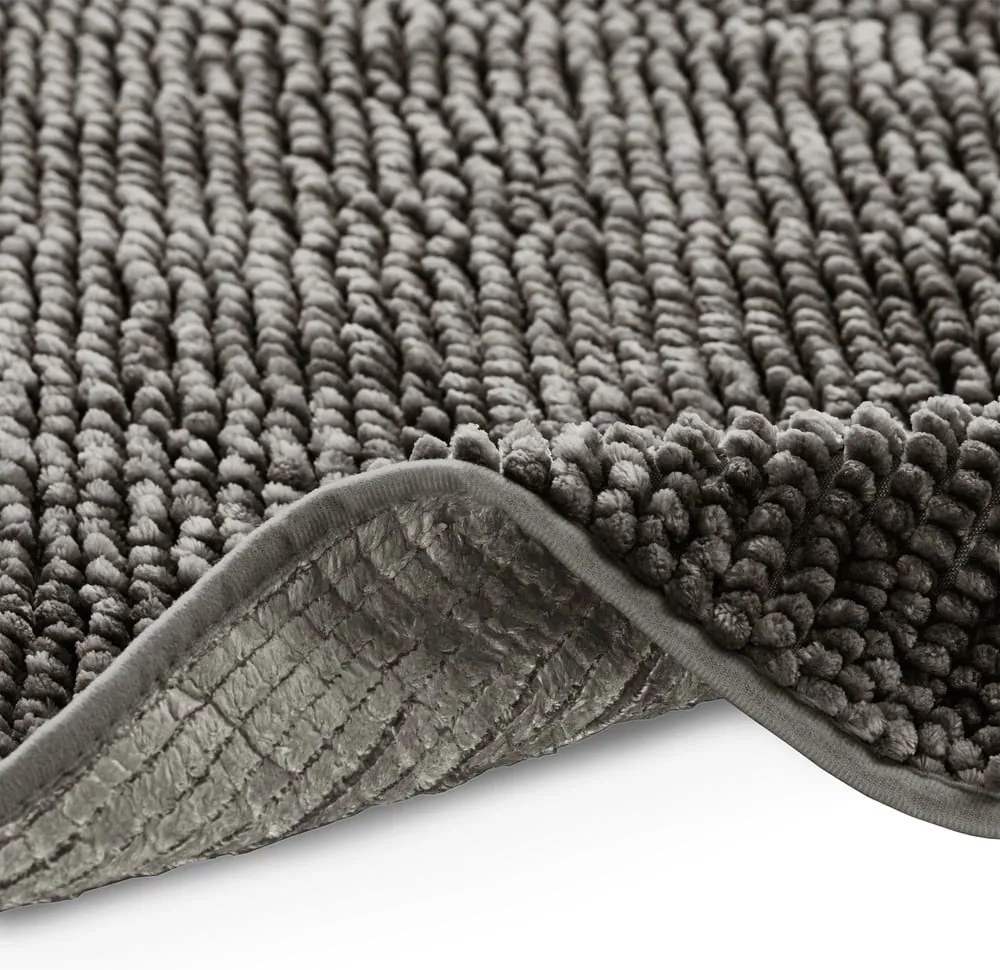 Covorașe de baie gri-închis pentru WC 2 buc. 80x50 cm Bati – Restilo