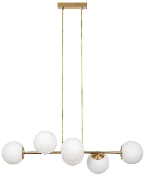 Lustră pe cablu Rabalux 72249 KIARA 6xE27/35W/230V auriu