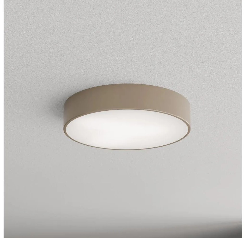 Plafonieră de exterior cu senzor Brilagi CLARE 3xE27/48W/230V d. 40 cm IP54 bej