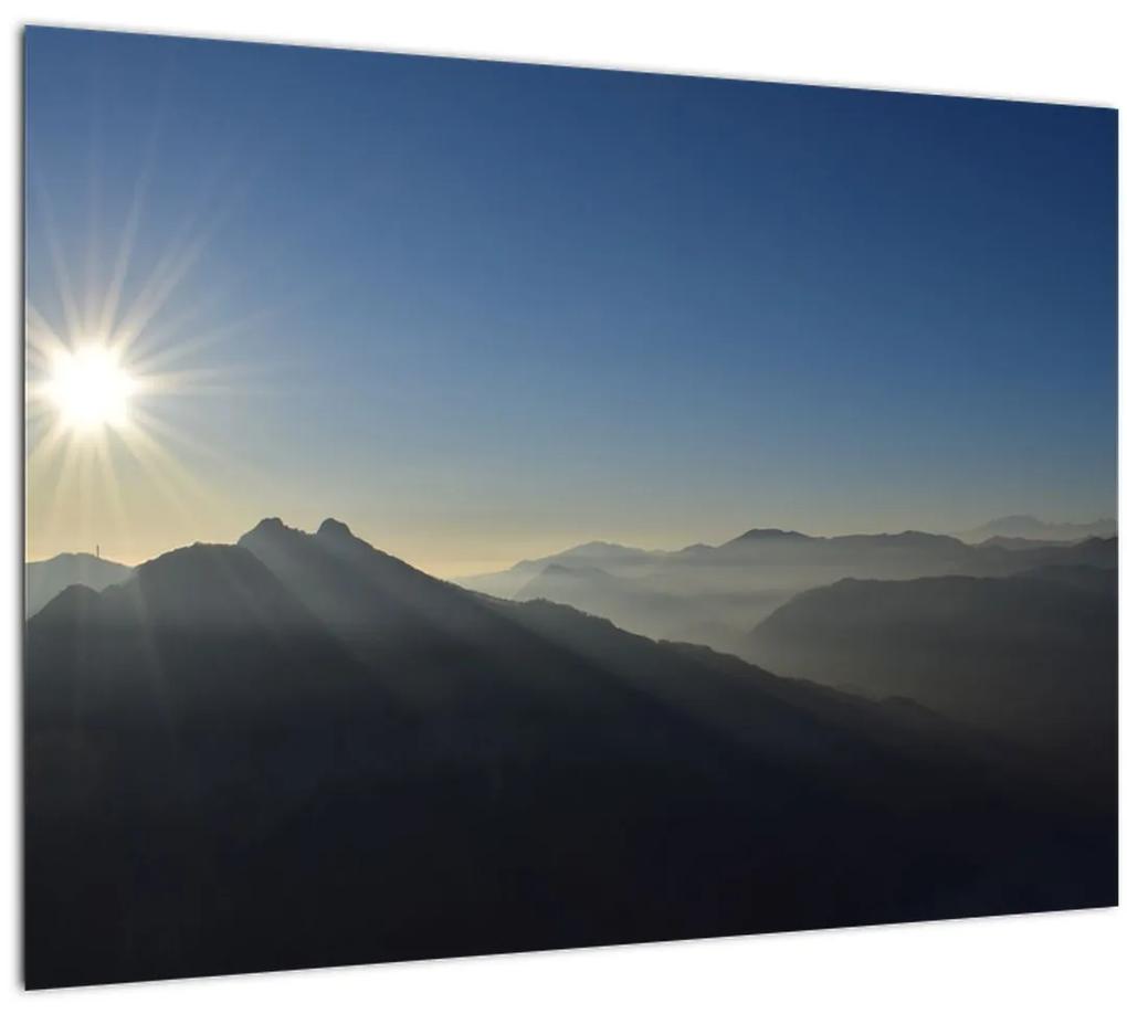 Tablou - Deasupra vârfurilor de munți (70x50 cm), în 40 de alte dimensiuni noi