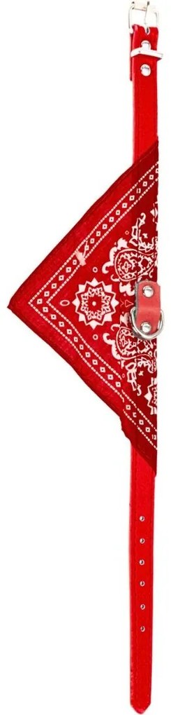 Zgardă cu eșarfă pentru câini, Koopman, 37 cm, culoarea roșu