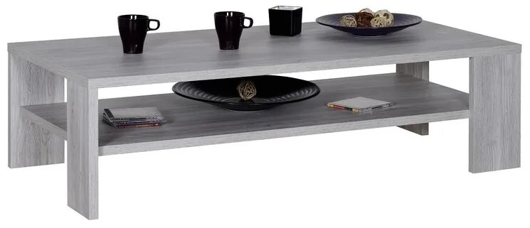 Masa de cafea Jaylen, gri, 130 x 65 cm
