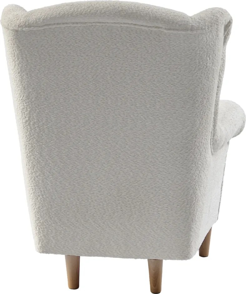 Fotoliu, textil crem Coral, CHARLOT