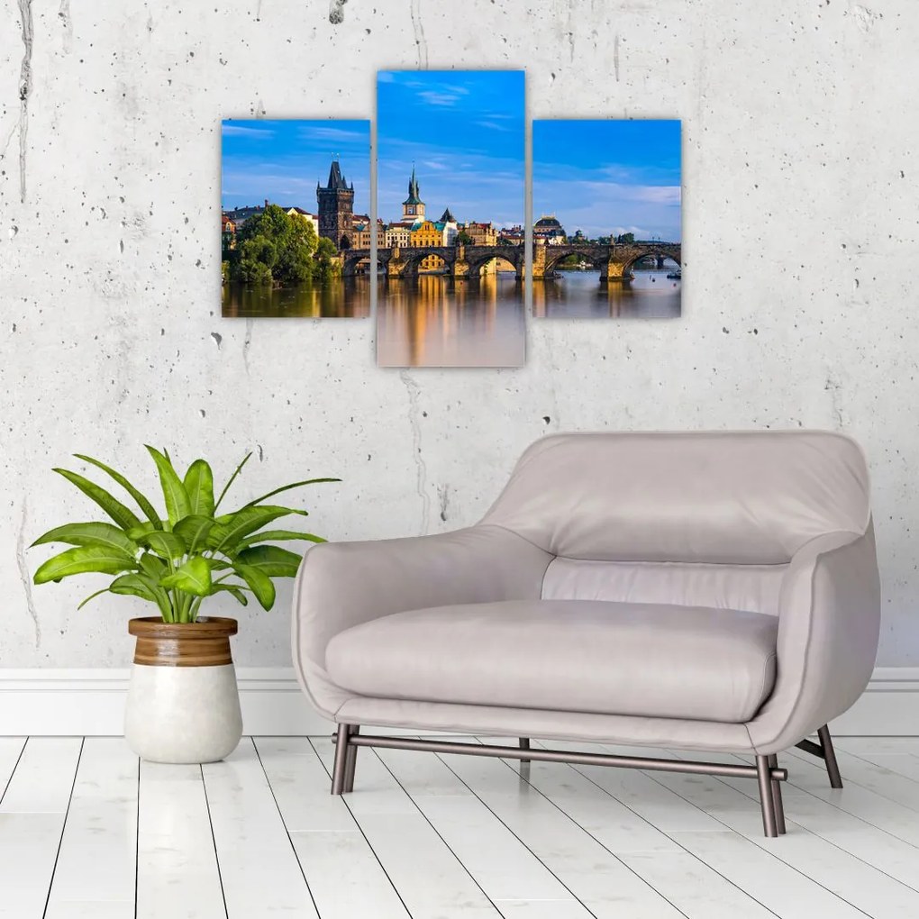 Tablou cu podul Carol (90x60 cm)