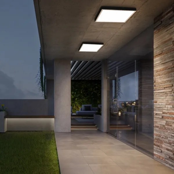 Brilagi - LED Plafonieră pentru baie FRAME LED/50W/230V 60x60 cm IP44 bej