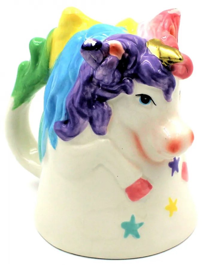 Cană figurină upside-down "Unicorn cu steluțe"