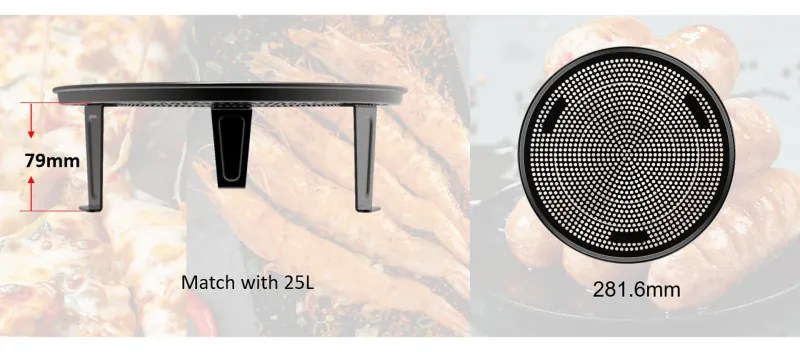 Cuptor cu microunde Finlux FMO-2525, 4250W, 25 L, Gatire cu aer cald, 8 programe, Convectie, Grill, Timer, Negru