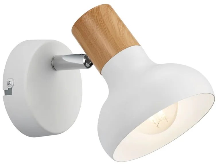 Aplică de perete albă ø 10 cm Latika – Reality