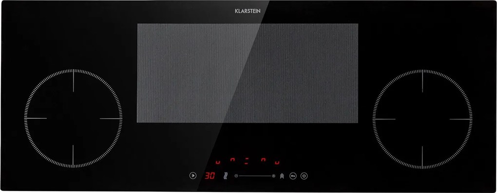 Klarstein Delicatessa 90 Slim, plită incorporabilă, cu inducție, 4 zone, 7000 W, de sine stătătoare