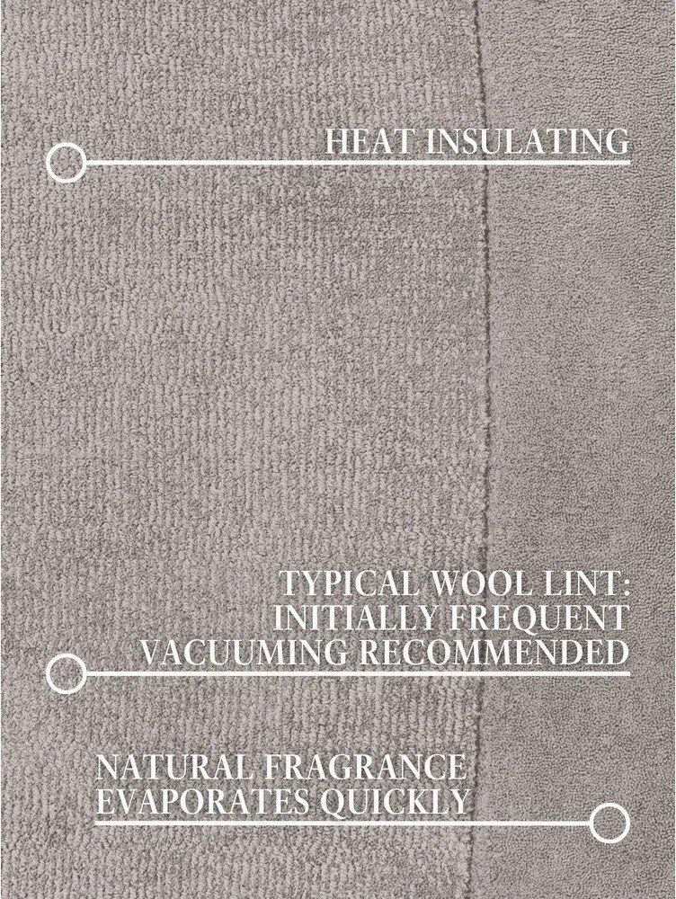 Covor gri țesut manual din amestesc de lână 125x200 cm Kari Organic – Villeroy&amp;Boch