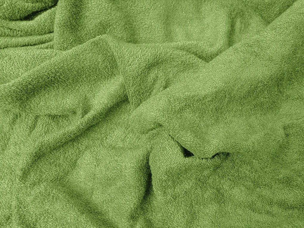 Cearsaf Frotir cu elastic EXCLUSIVE 180 x 200 cm verde