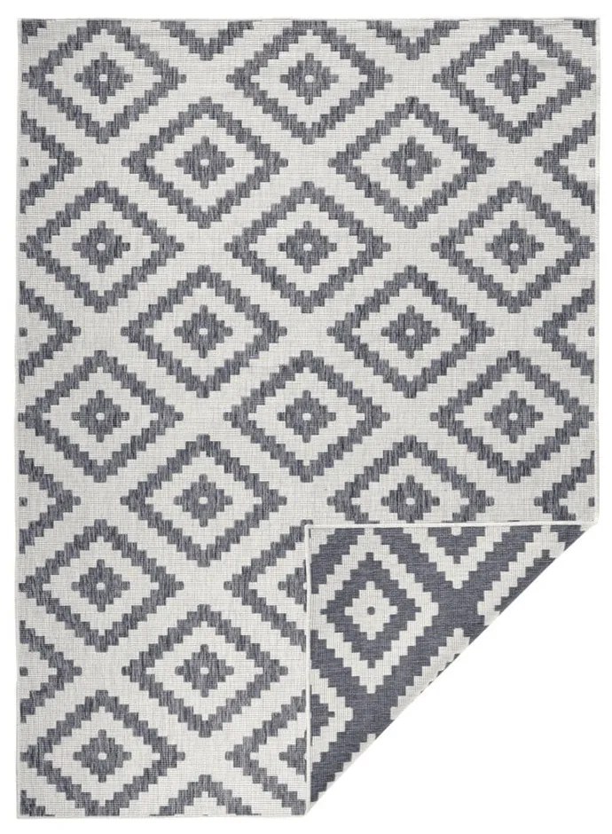 Covor adecvat pentru exterior NORTHRUGS Malta, 120 x 170 cm, grii