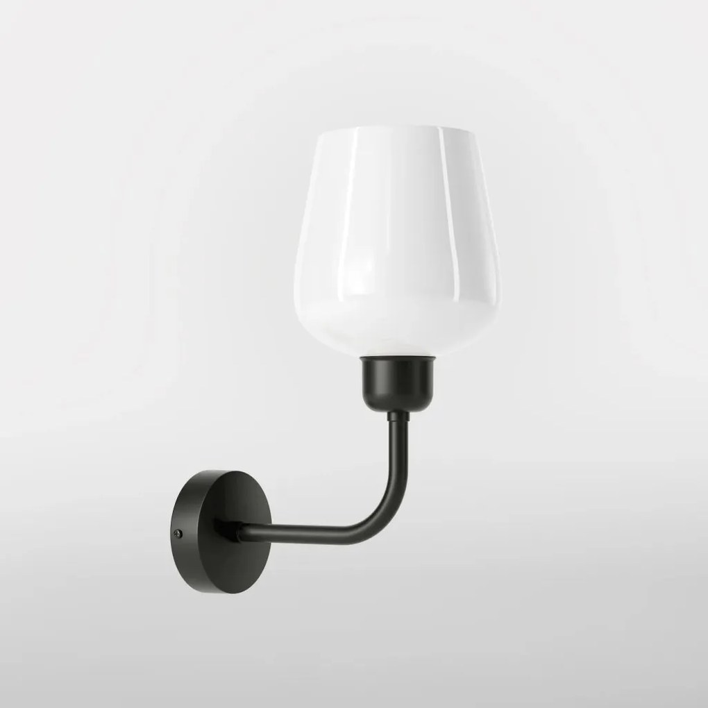 Aplica de perete design italian din alama si sticla Talis