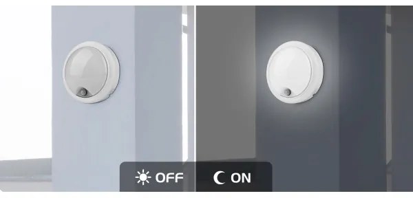 Rabalux 77029 - Aplica LED exterior cu senzor, 15W, 230V, IP54