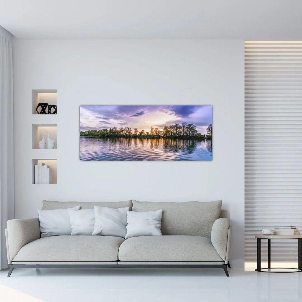 Tablou cu lac (120x50 cm)