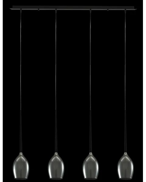 Azzardo AZ2938 - Lustră pe cablu IZZA 4xE14/40W/230V