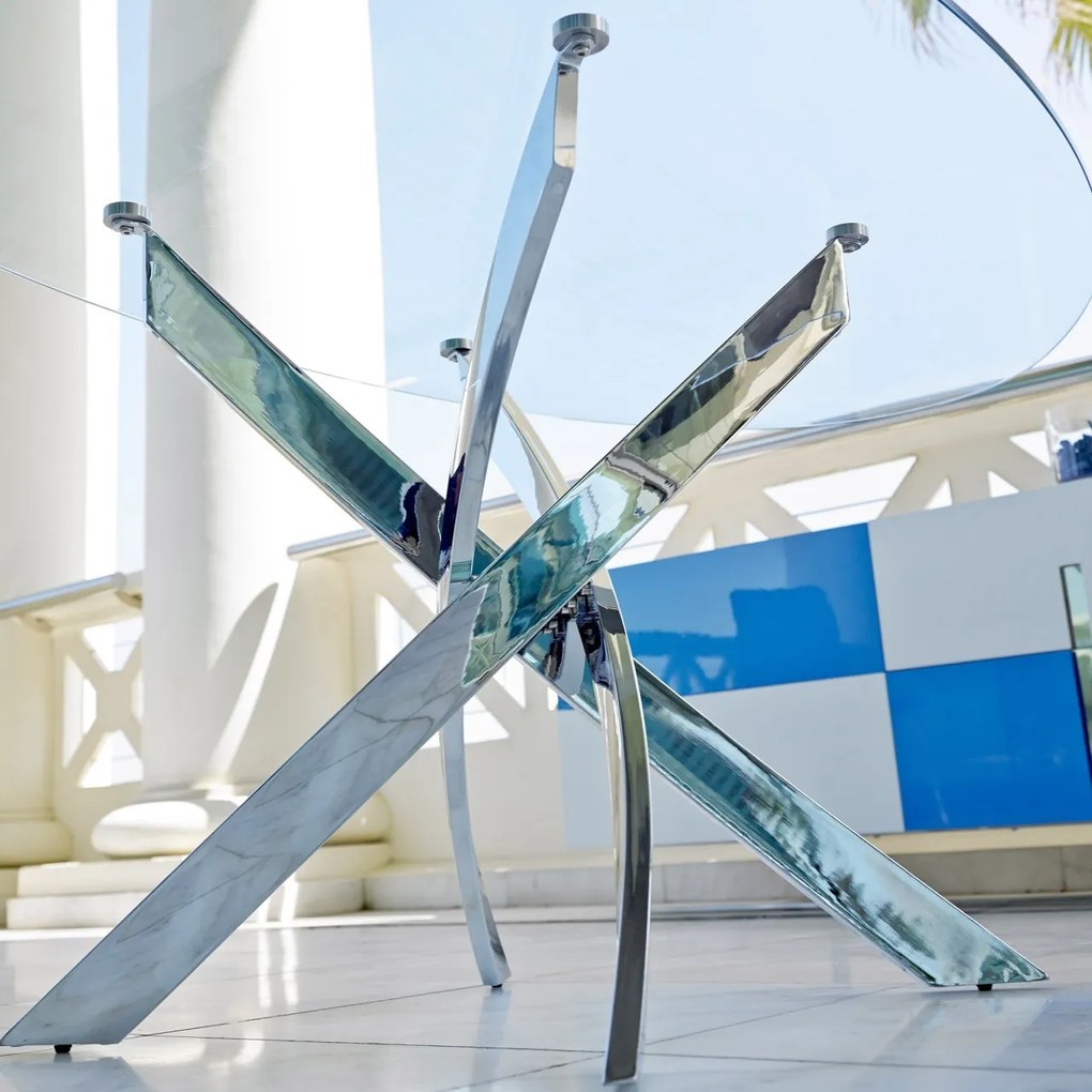 Masa rotunda design modern Veola, 130cm AC-F2133-130