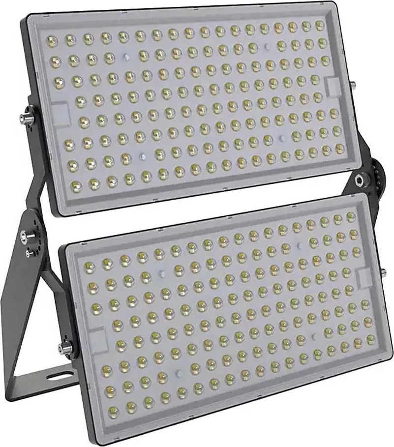 Proiector LED 500 W, 230 V, 6500 K, IP65, gri