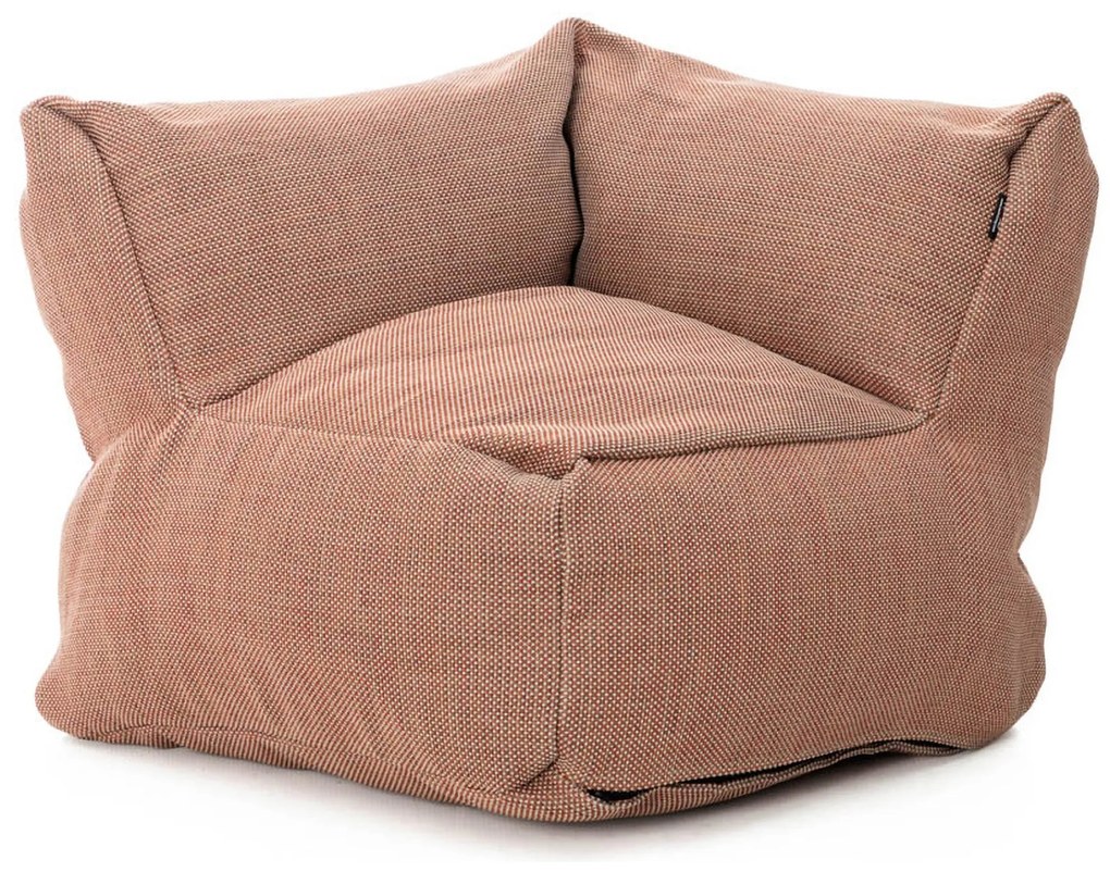 Fotoliu puf gradina si terasa Roolf Living Dotty Club Corner Mediu, terracotta, inaltime sezut 35 cm