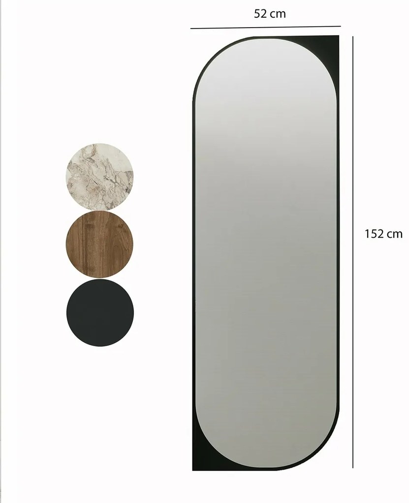 Oglindă Livi Black 52 x 152 cm