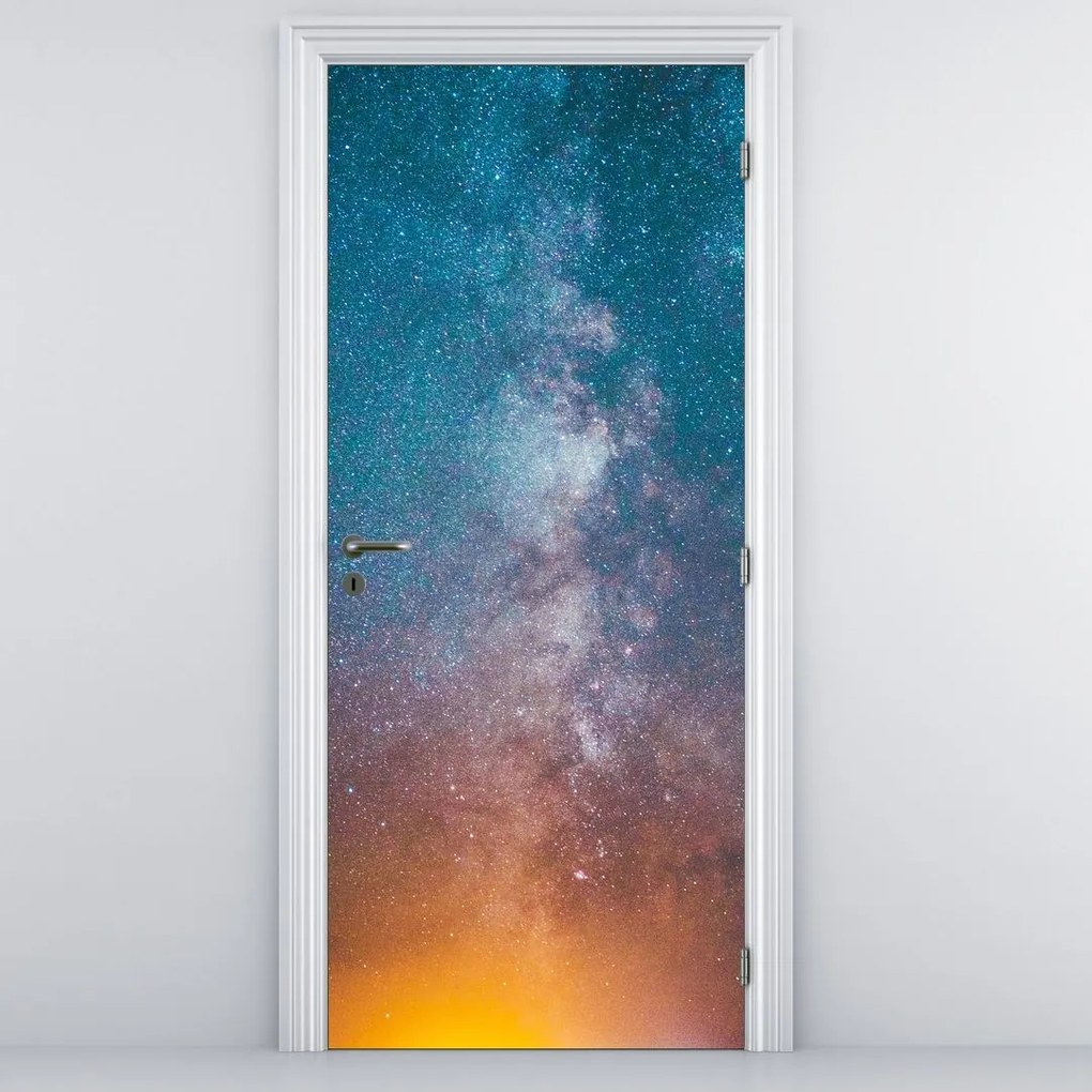 Fototapet pentru ușă - Calea Lactee (95x205cm)