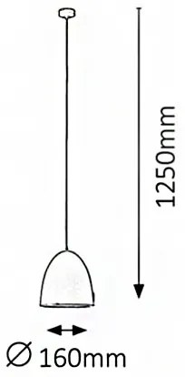 Rabalux 2589 - Lustra OLIVIA 1xE27/60W/230V