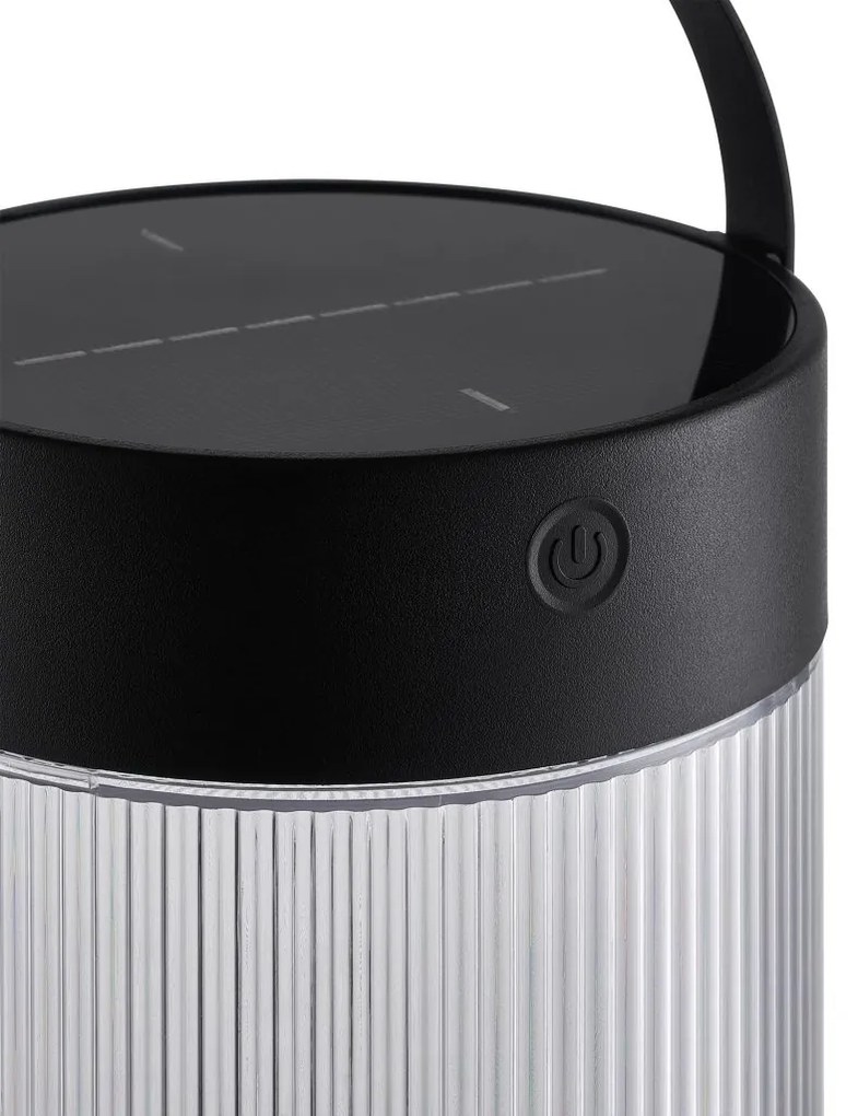 Lampa portabila solara, 3-step Moodmaker, protectie IP44, Coupar negru