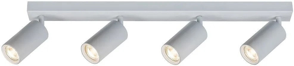 Plafoniera cu 4 spoturi directionabile design modern SOLO alb