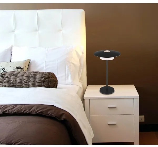 Globo 21024S-LED Lampă birou tactilă KYLER LED 3W 1800-3000K negru