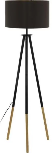 Lampadar Eglo 55291 BIDFORD 1xE27/60W/230V negru/maro