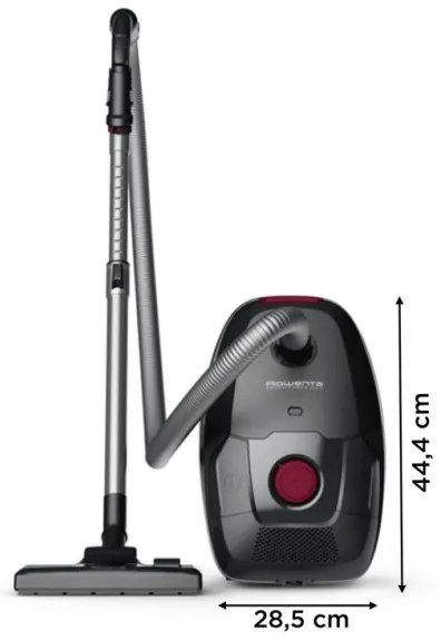 Rowenta - Aspirator cu sac GREEN FORCE MAX ECO TOTAL CLASSIC 900W/230V negru