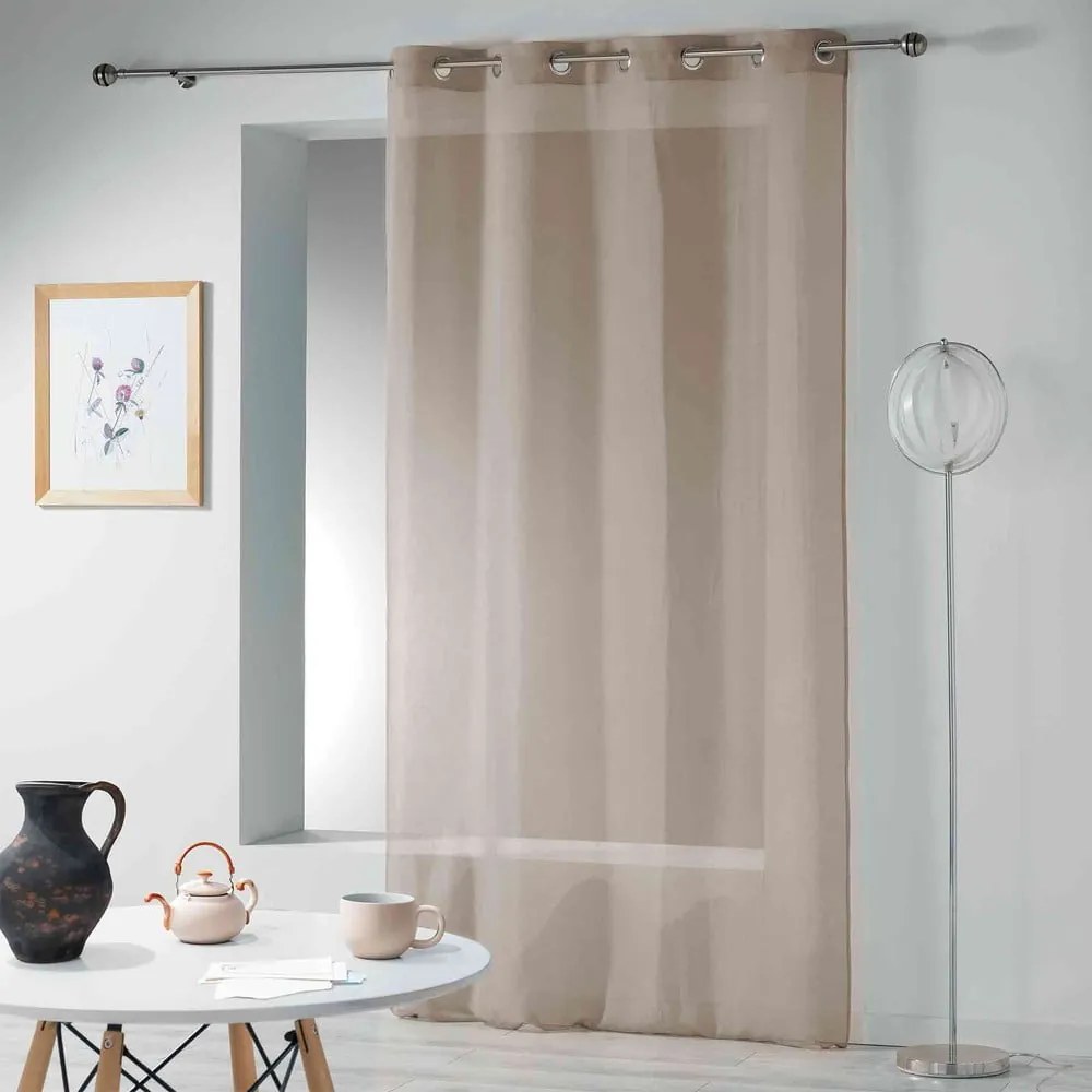 Perdea bej 140x280 cm Telma – douceur d'intérieur