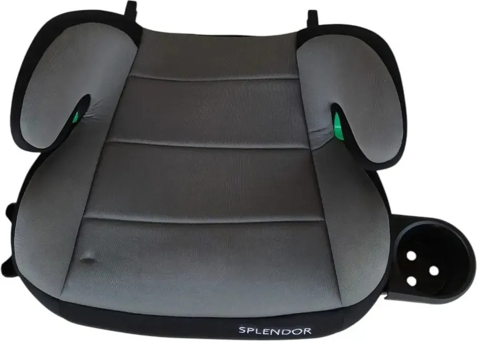 Inaltator auto XXL cu ISOFIX si suport pahar NOVOKIDS Splend'or Edition HF-02, R129 i-Size, 125-150 cm, Gri