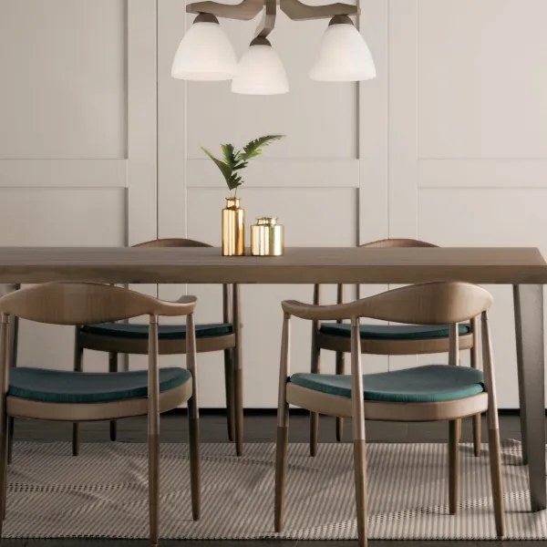 Lustr ADRIANO 3xE27/60W/230V, montaj plafon, finisaj fag