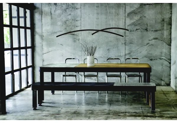 Lustră LED pe cablu dimabilă LED/48W/230V negru Zambelis 20130