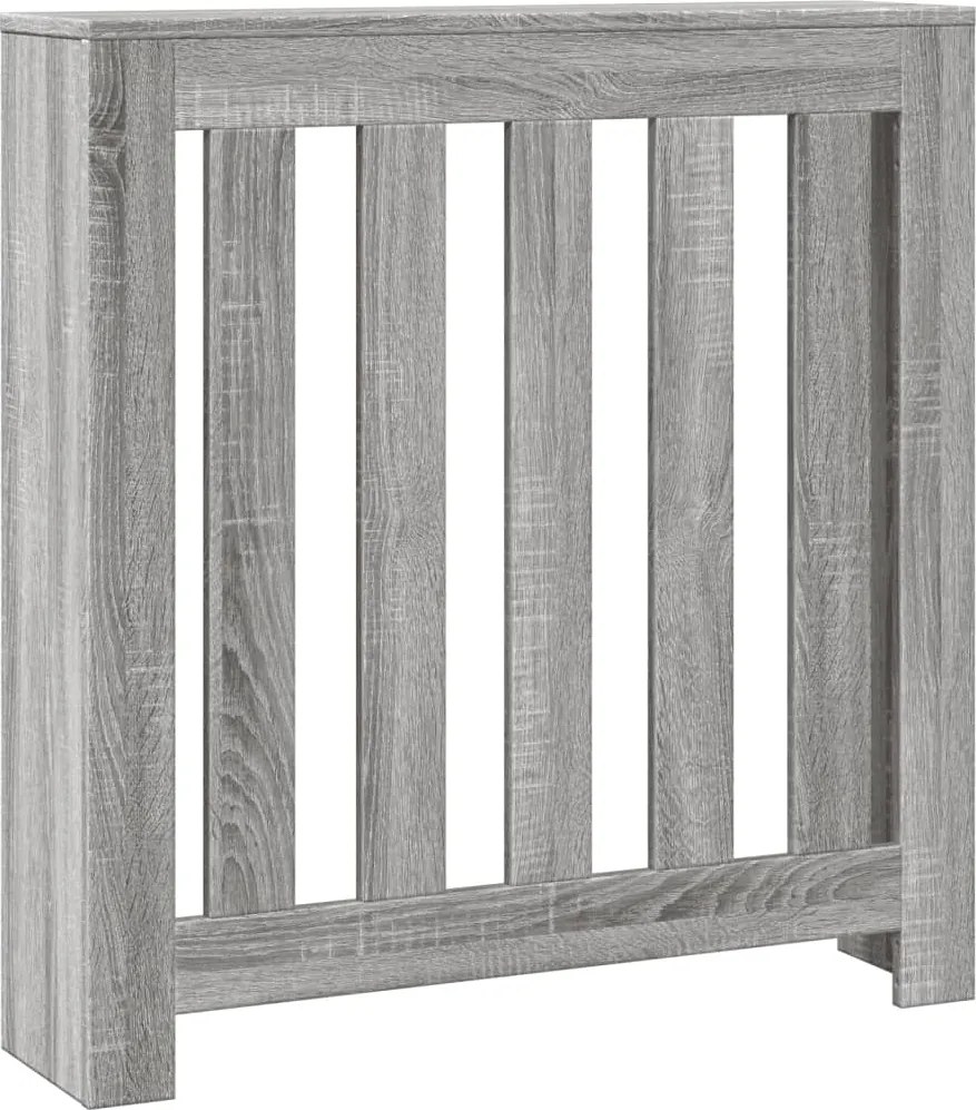 vidaXL Mască pentru calorifer, gri sonoma, 78x20x82 cm, lemn prelucrat