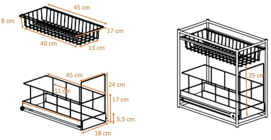Raft suplimentar din metal – Wenko