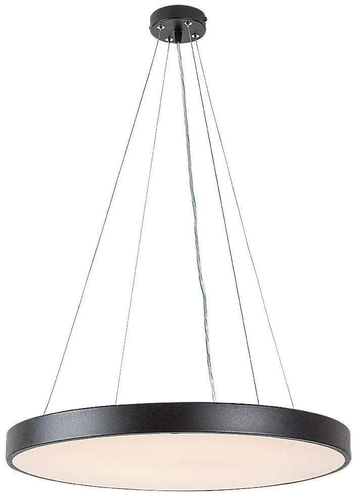Lustra suspendata LED Tesia 40cm, negru