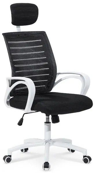 Scaun de birou Socket alb negru