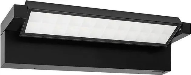 Aplică de perete LED pentru exterior, 36 W, 230 V, 3000/4000/6500 K, IP54, negru