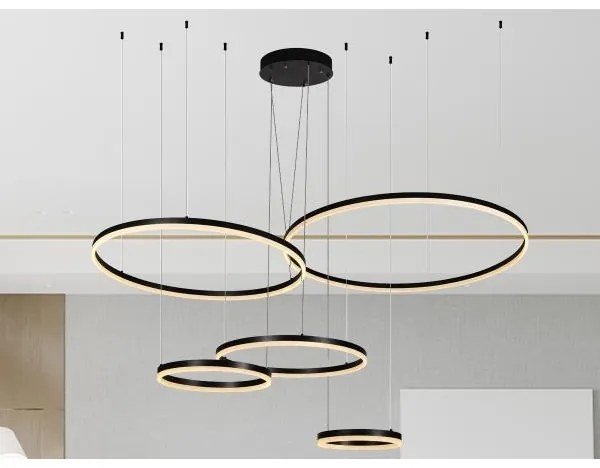 Lustră LED dimabilă pe cablu LED/220W/230V 3000-6500K + telecomandă