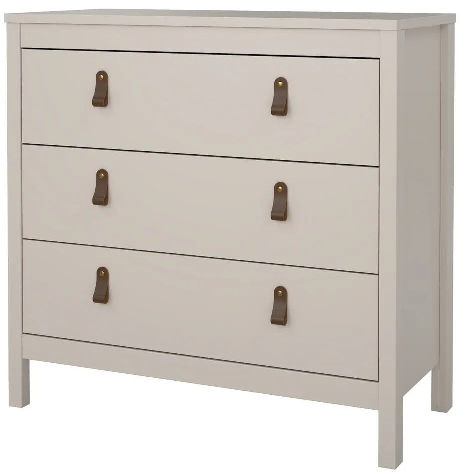 Comodă grej 82x80x38 cm Madrid – Tvilum