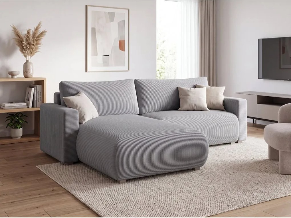 Coltar extensibil TAFIRA, gri deschis, colt interschimbabil