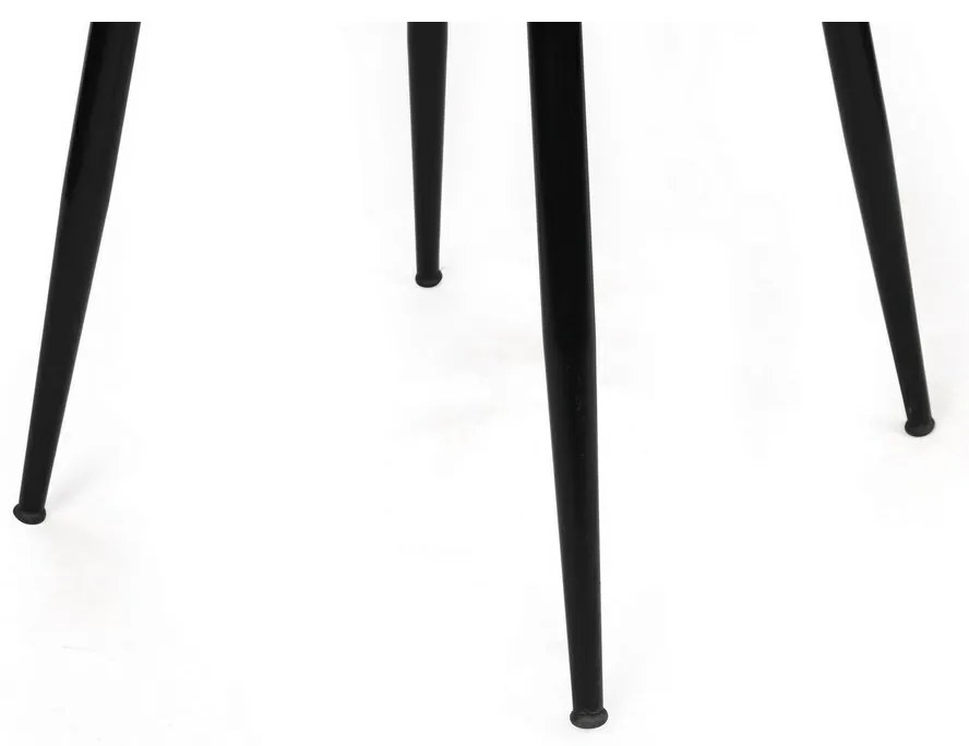 Set de scaune de sufragerie Kusakli Cream andBlack, 2 buc., 2 buc.