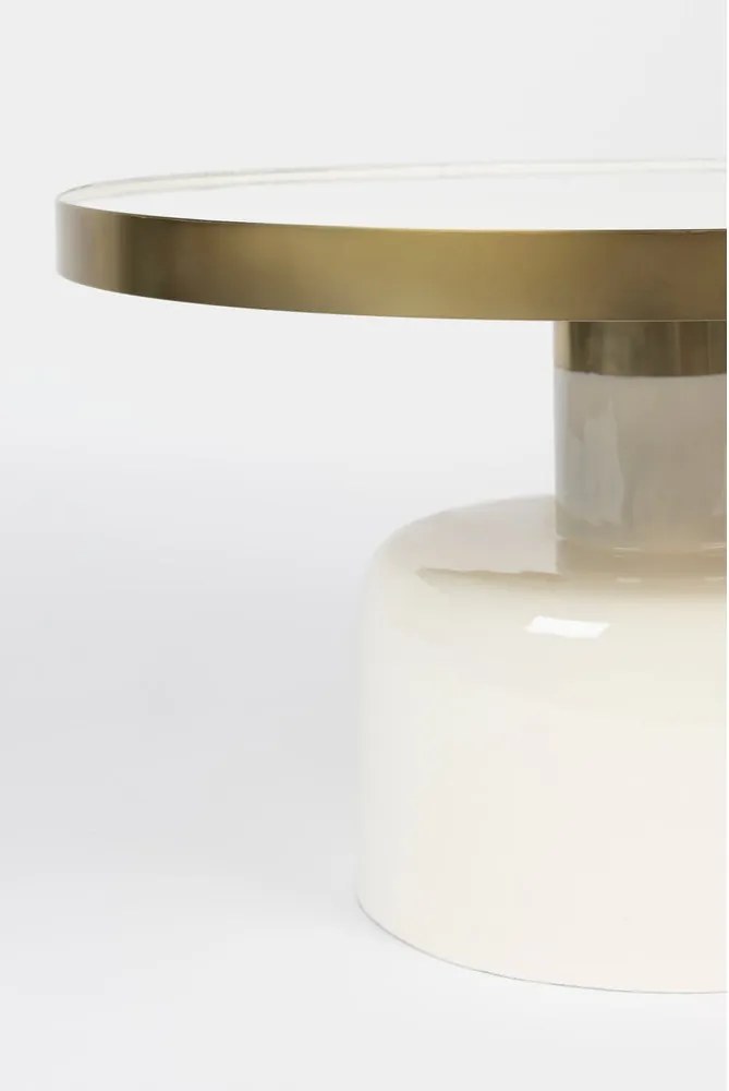 Măsuță auxiliară rotundă din metal ø 60 cm Glam – Zuiver