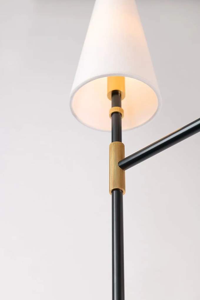 Candelabru LUX design clasic BOWERY bronz antichizat, cu 6 surse de lumina