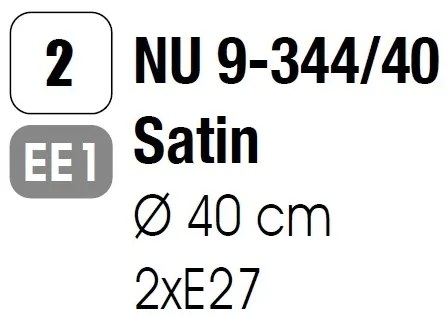 Aplica perete sau tavan Ada, diametru 40cm